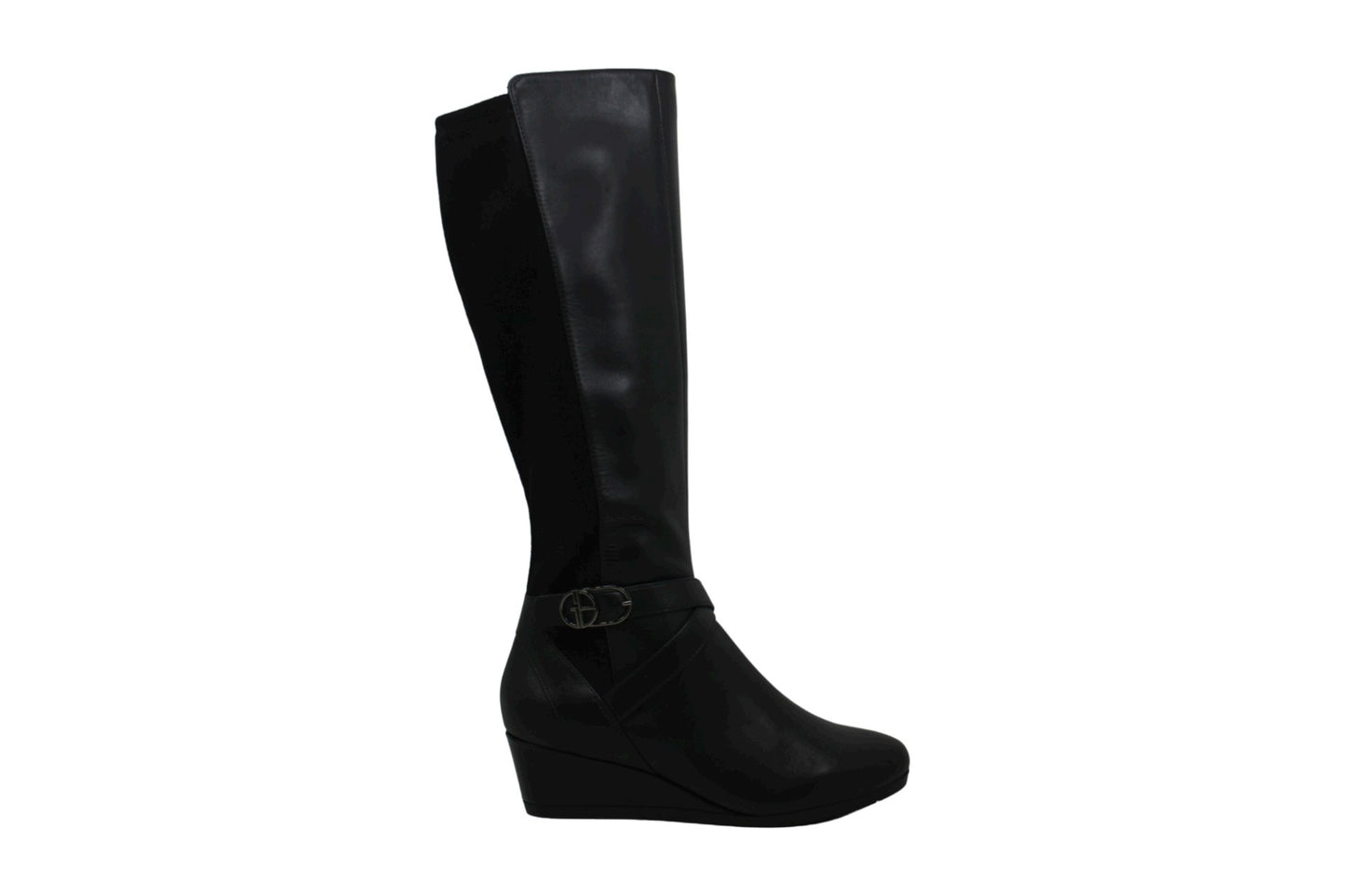 Giani Bernini Women’s Chelseyy Closed Toe Knee High Boot Color Black Leather Size 7.5M