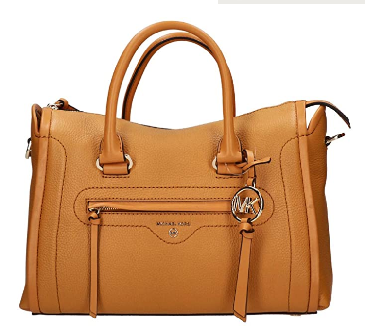 MICHAEL Michael Kors Carine Leather Medium Satchel