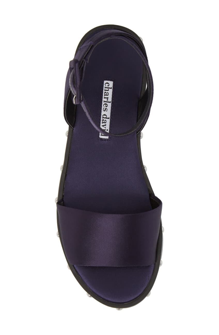 Charles David Shimmy Sandal Color Black Size 6M