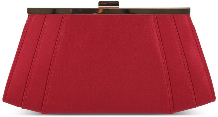 INC INTERNATIONAL CONCEPTS Framed Wing Clutch Color Wine