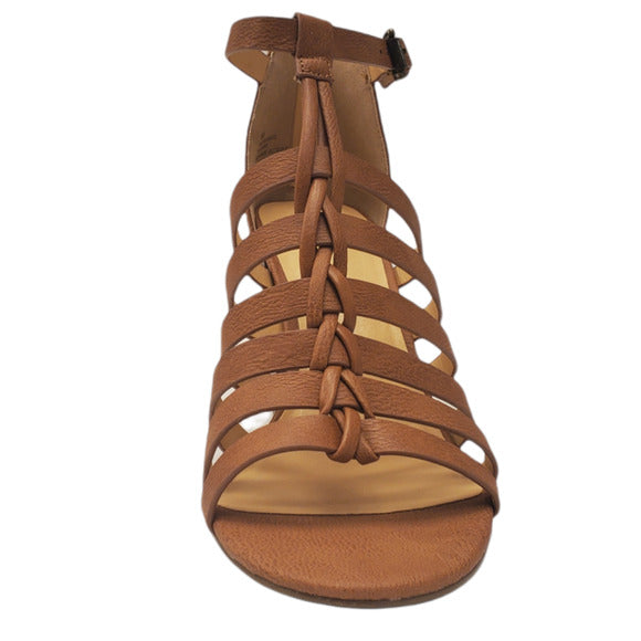 XOXO Womens Bae Block heel Sandal Color Tan/Brown
