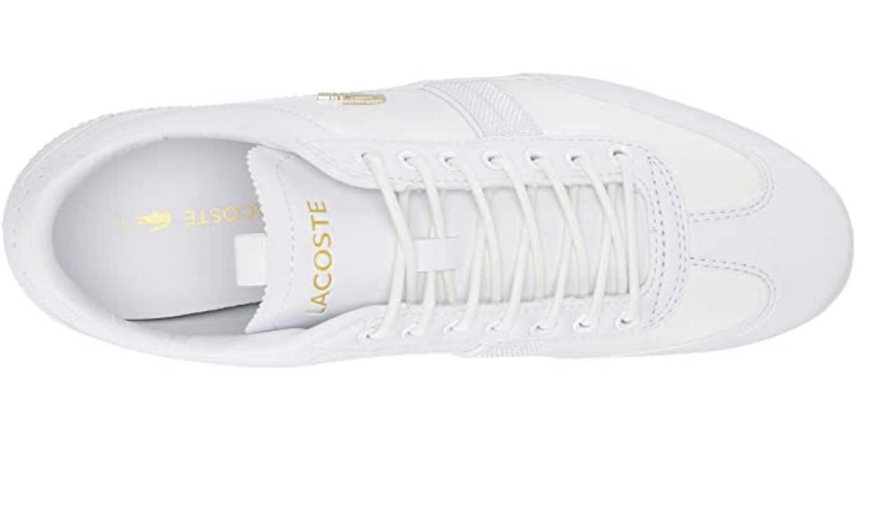 Lacoste Mens Misano Sneaker Color: White/White