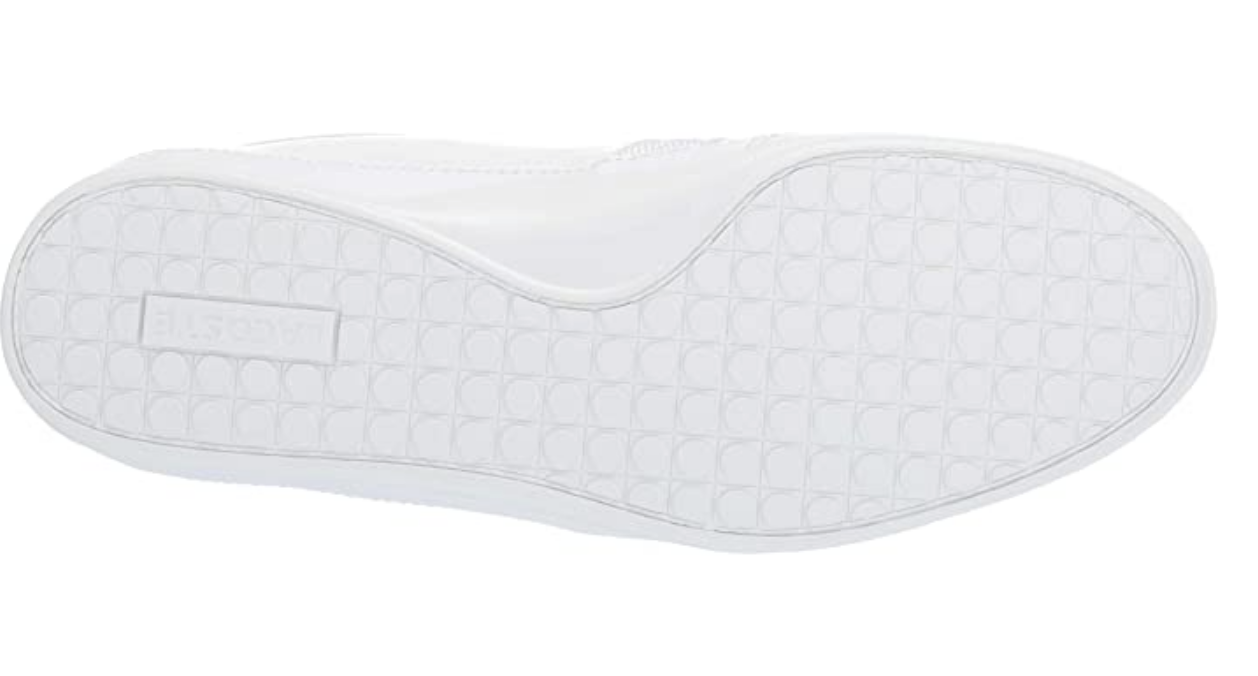 Lacoste Mens Misano Sneaker Color: White/White
