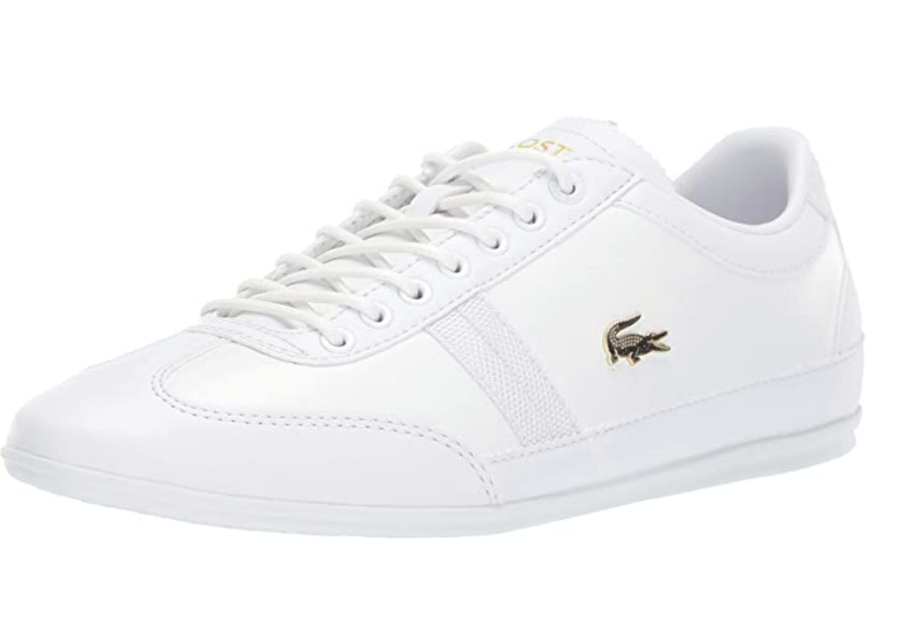 Lacoste Mens Misano Sneaker Color: White/White