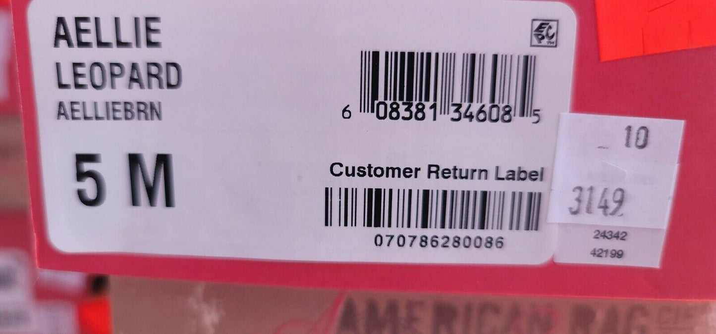 American Rag Womens Ellie Closed Toe Loafers Brown Leopard AELLIEBRN