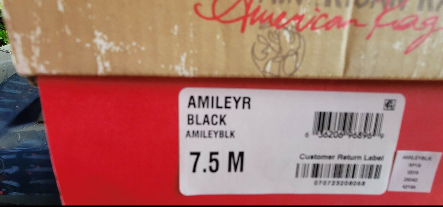 American Rag Womens Miley Fabric Closed Toe Ankle Strap Black AMILEYBLK