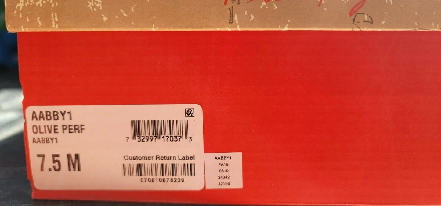 American Rag Womens Aabby1 Almond Toe Ankle Fashion Boots Olive Perf AABBY1  - Size 7.5M