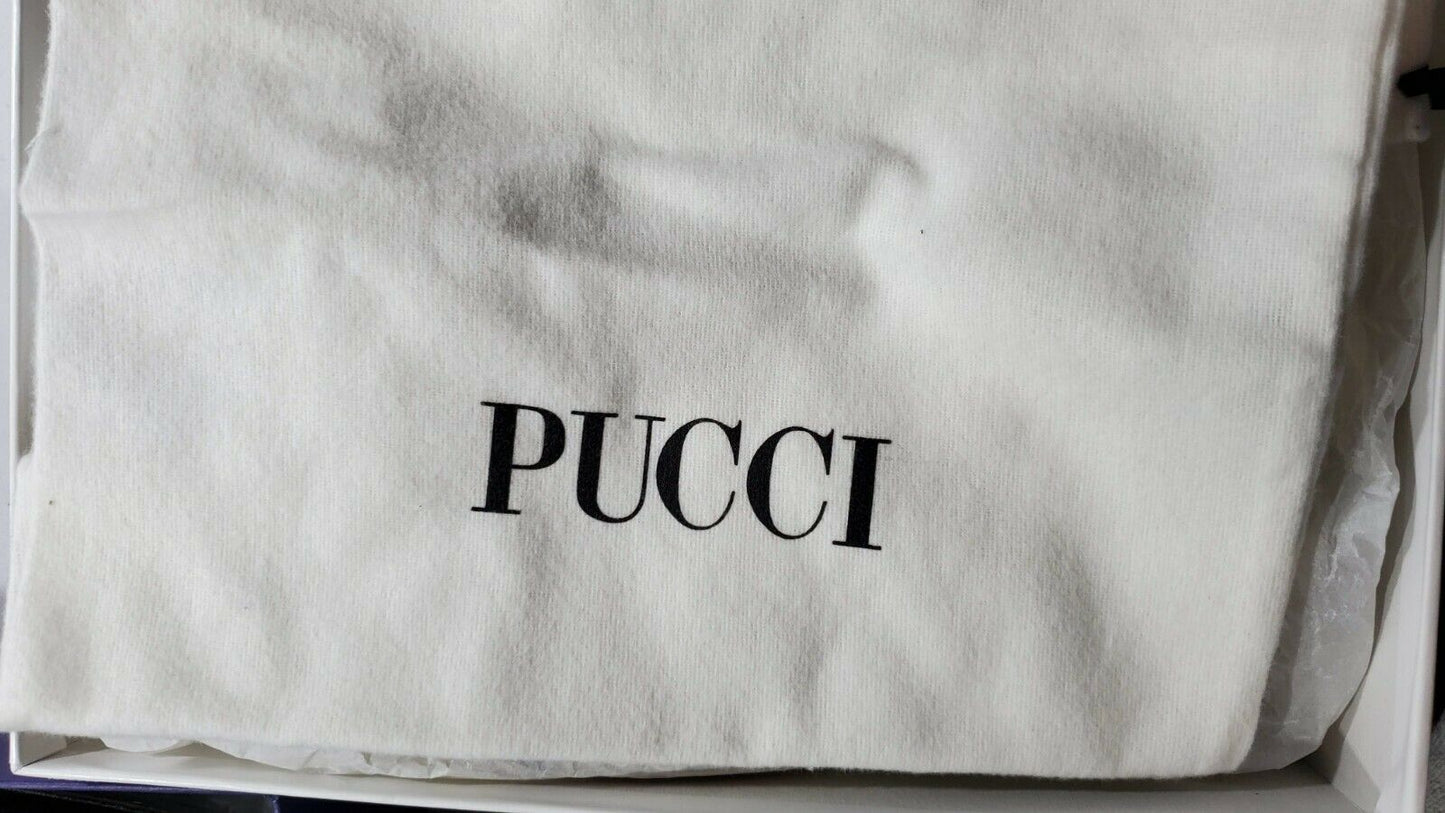 Emilio Pucci Gold and Raffia T Strap Pumps Size: 40 (10 US)