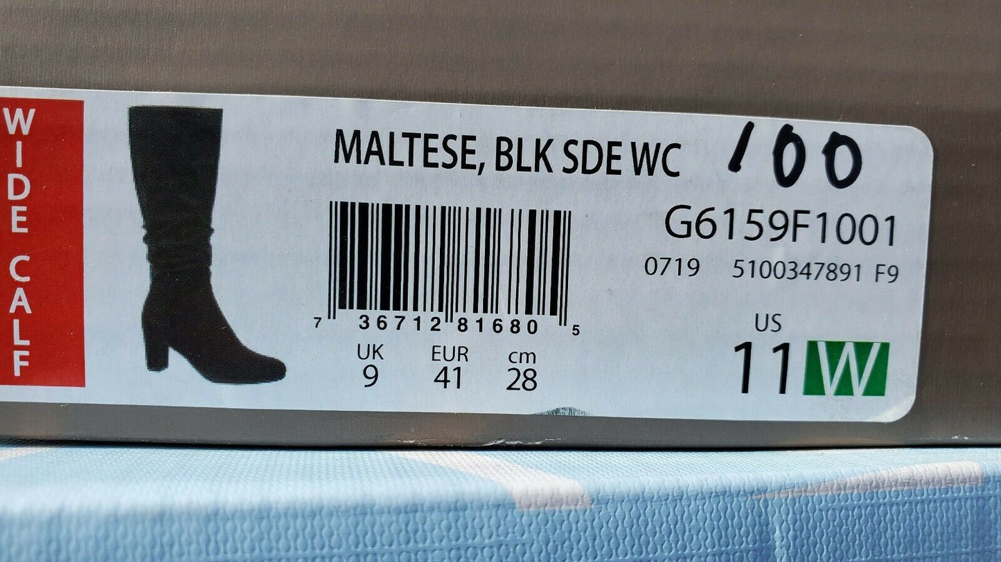 LifeStride Women's, Maltese Boot - Wide Shaft Size: 11 W Color: Black