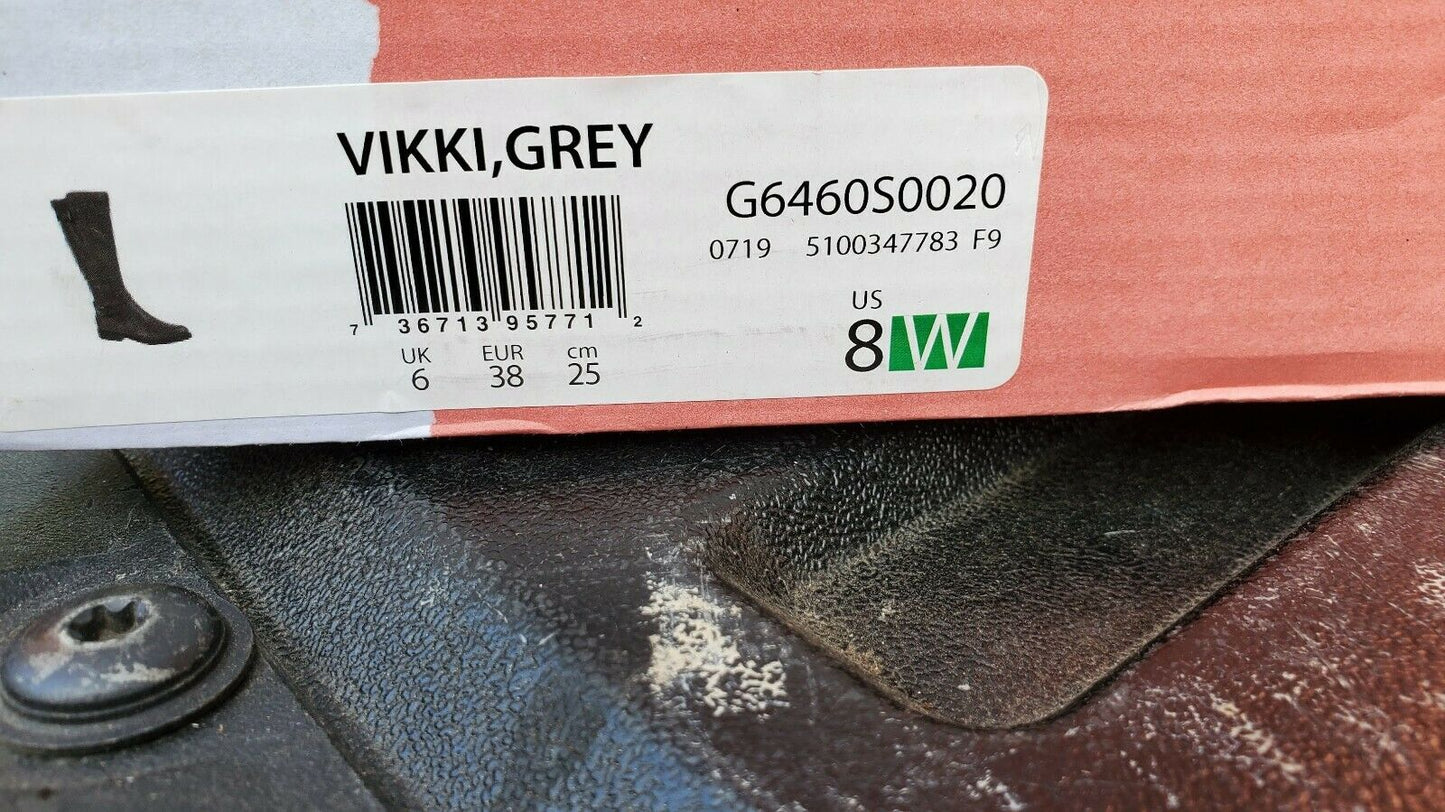 Naturalizer SOUL Women's Shoes Vikki Almond Toe Knee High Fashion Boots Size: 8 W Color: Grey