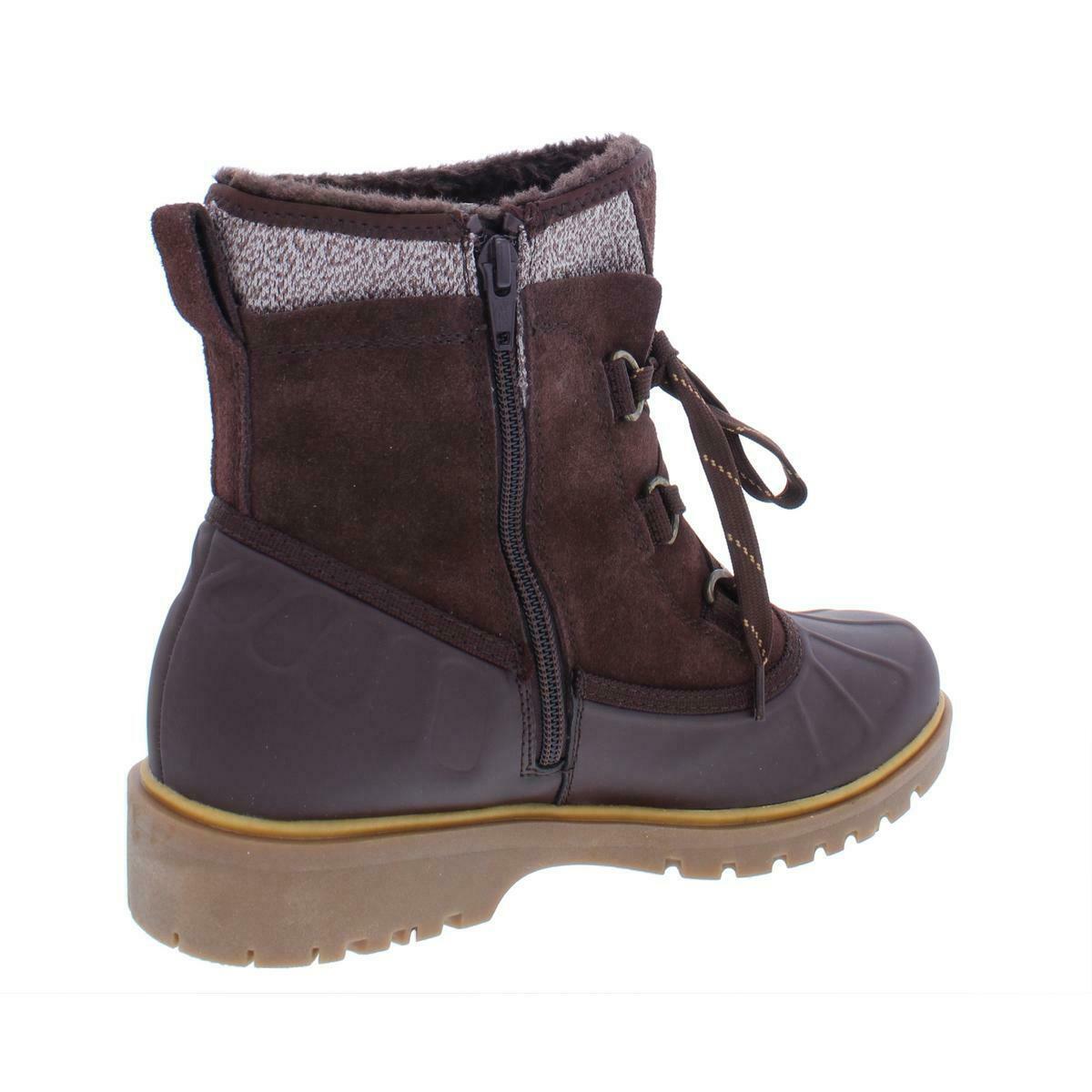 Baretraps Womens Silita Suede Waterproof Winter Boots Color Dark Brown Size 9M