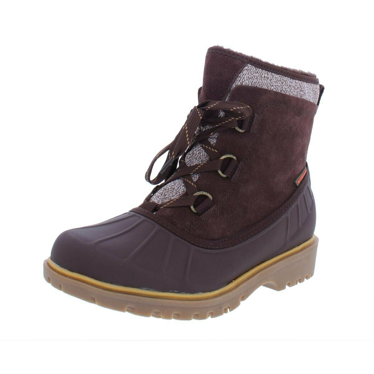 Baretraps Womens Silita Suede Waterproof Winter Boots Color Dark Brown Size 9M