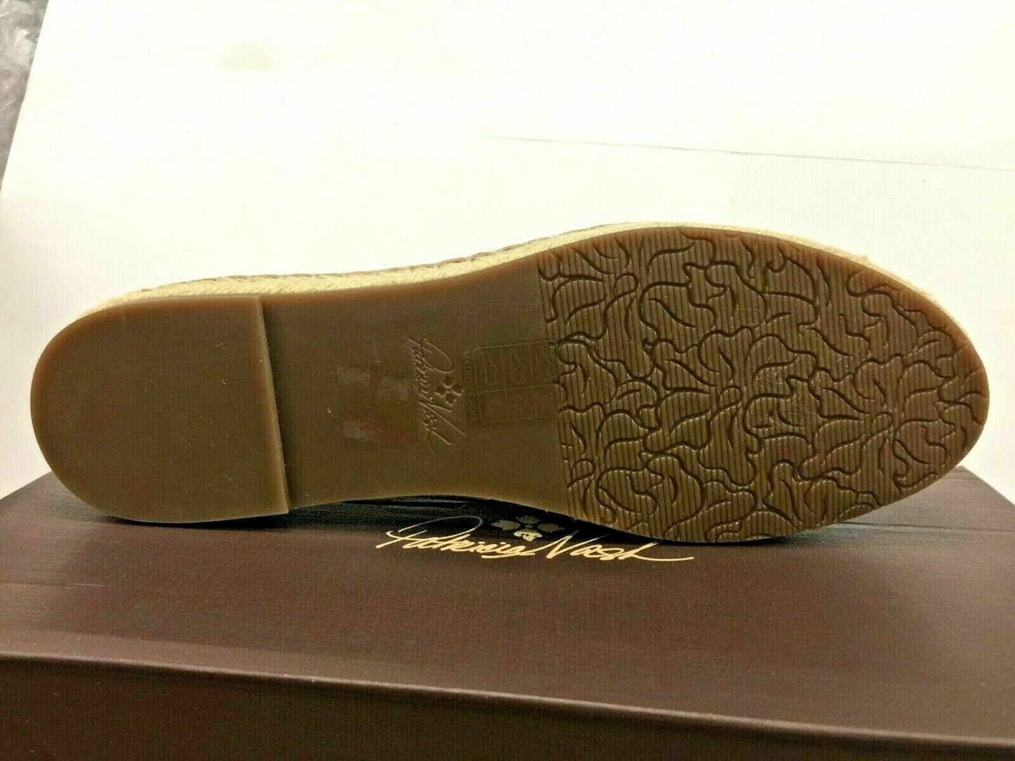 Patricia Nash Women's ELENA Espadrille Flat Shoes Color Pale Gold Size 6.5M