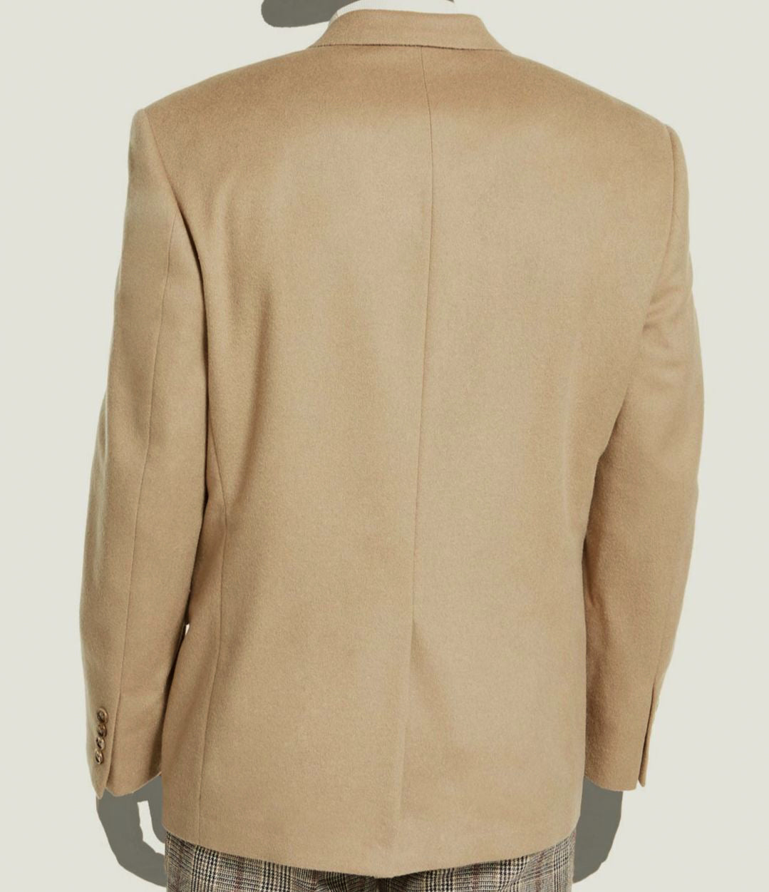 Lauren Ralph Lauren Men's Cashmere Wool Classic-Fit Sport Coat Jacket Color Beige Size 50R