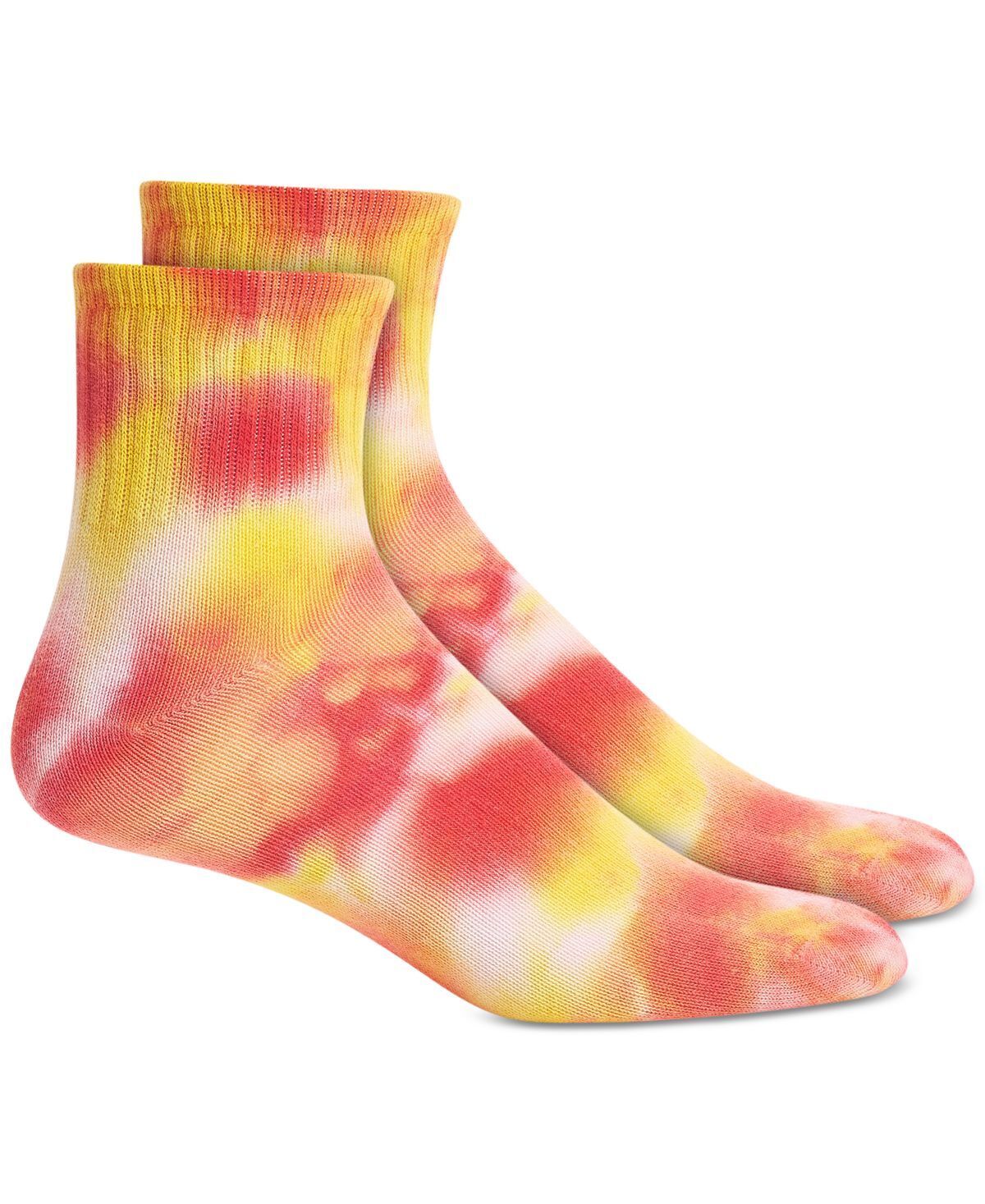Sun Stone Mens Tie-Dye Socks Multicolor Size 10-13