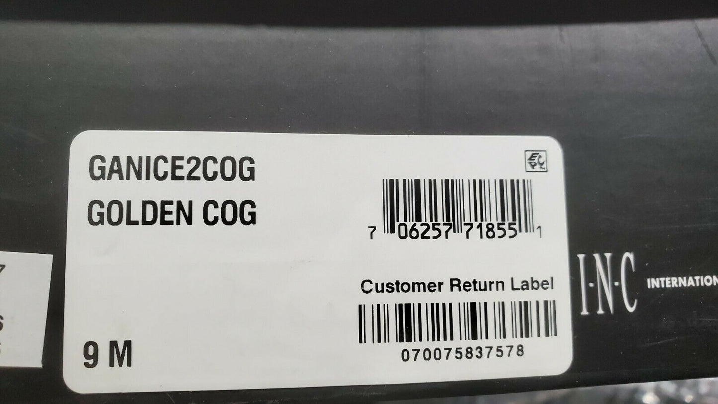 INC International Concepts Women's Ganice Two-Piece Lace- Golden Cognac Size 9M