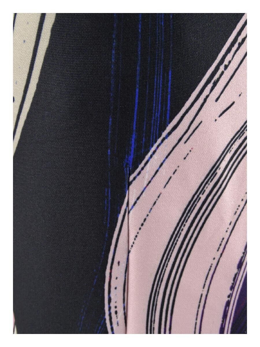 DKNY Sleeveless Fit & Flare Dress Color Midnight Combo Size 12