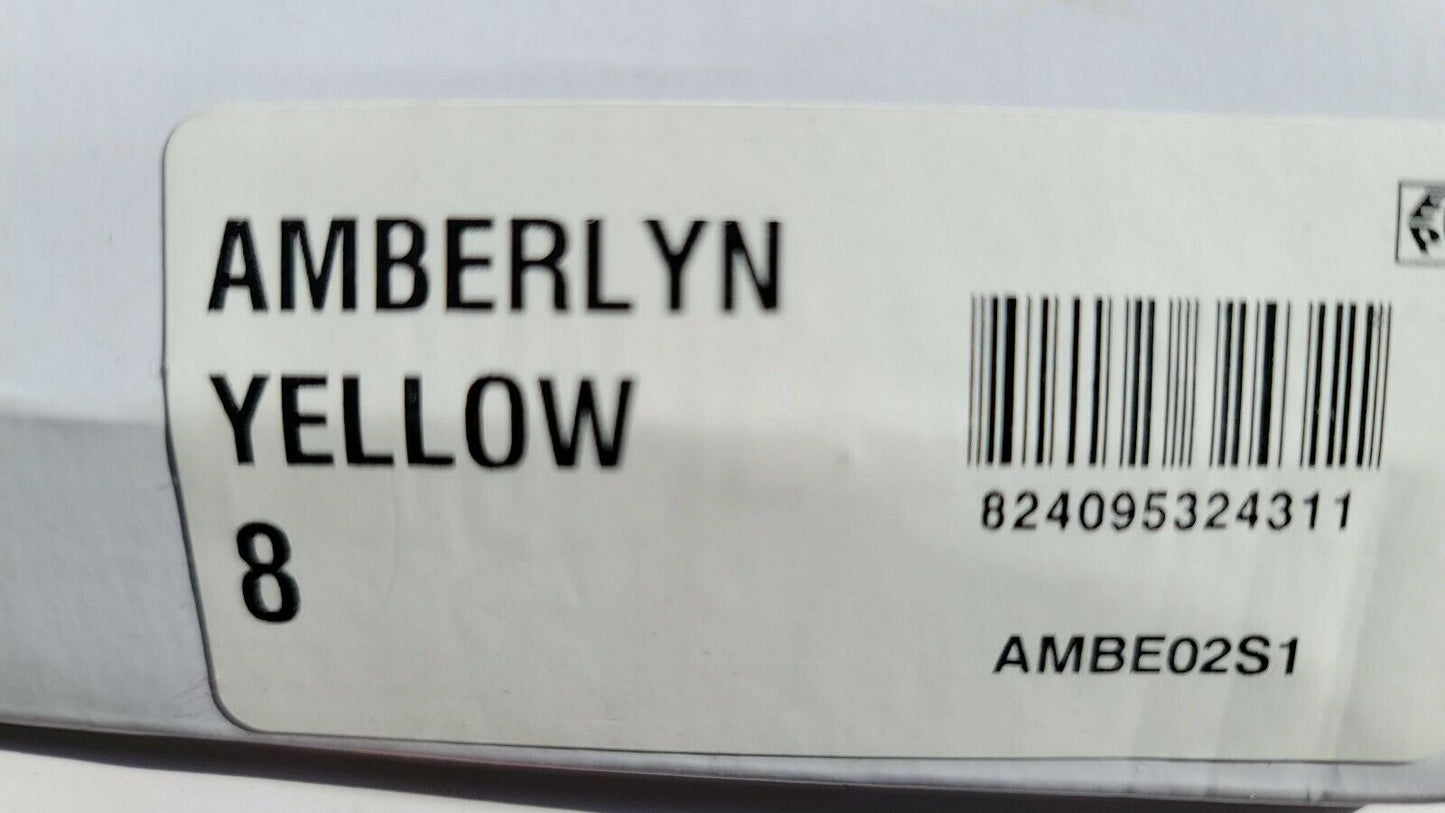 Steve Madden Women's Amberlyn Heeled Sandal Color: Yellow Size: 8 M