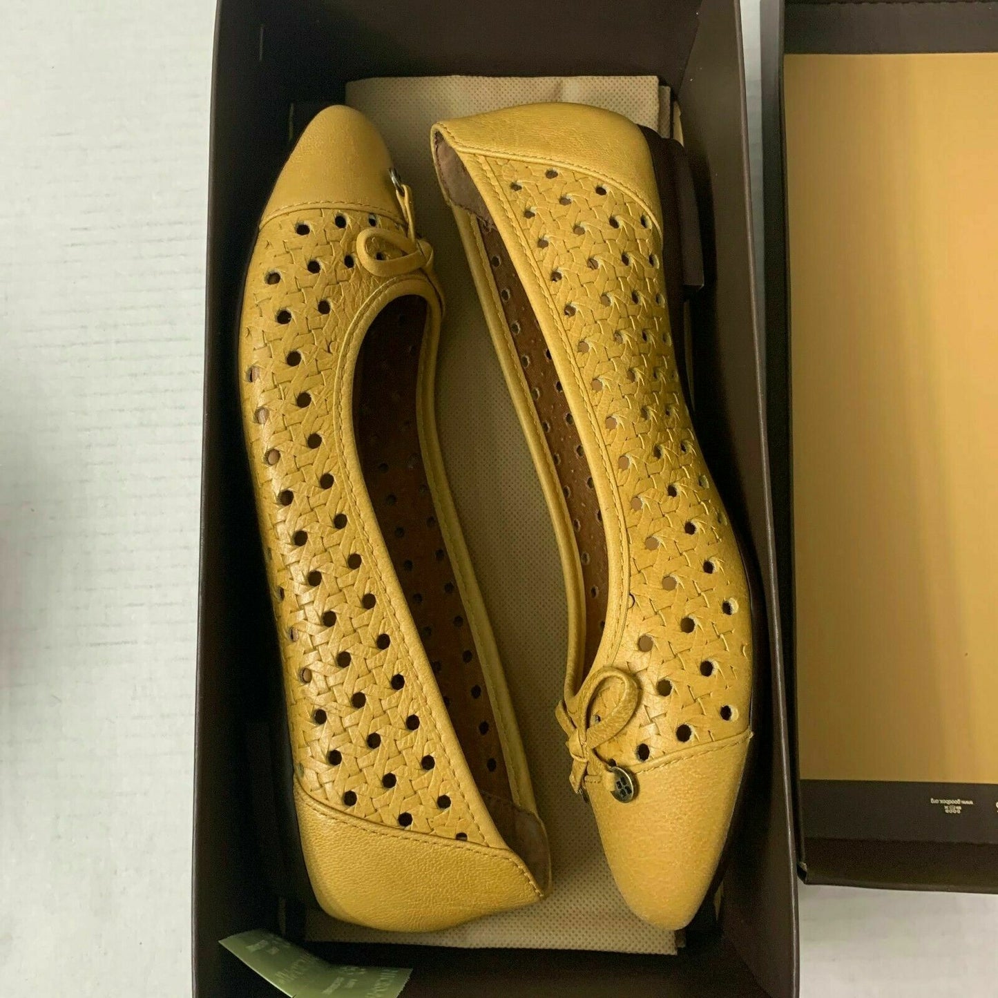 Patricia Nash Bettina Ballet Flats Color Ochre Size 7M