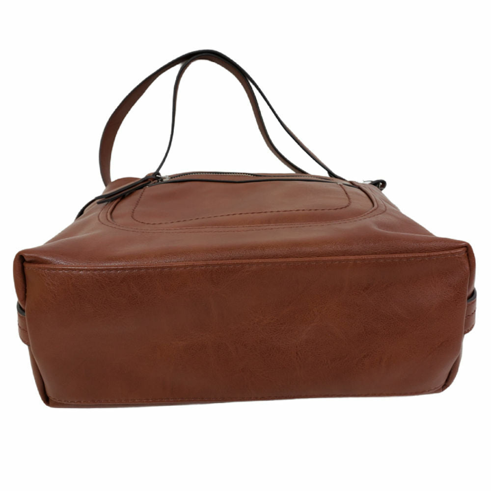 INC International Concepts Riverton Faux leather Hobo Color Camel