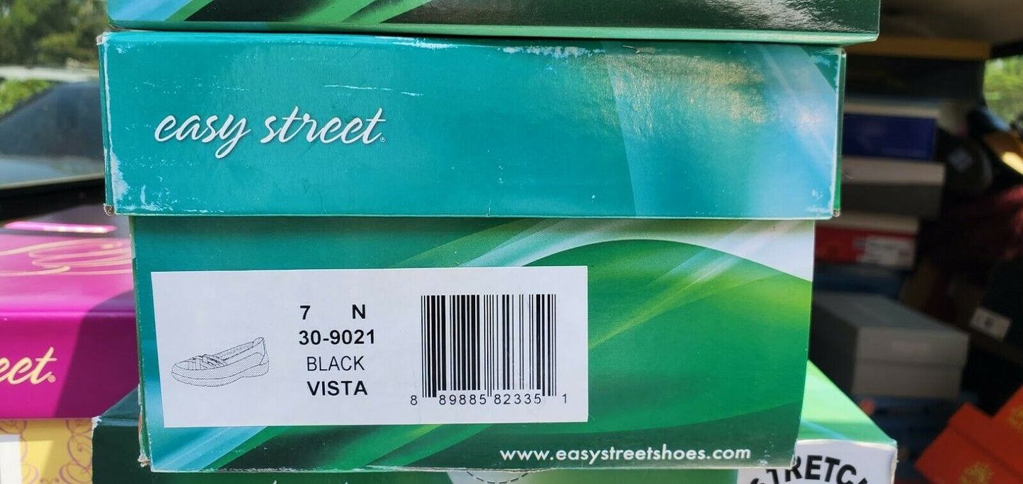 Easy Street Womens Vista Closed Toe Casual Slide Sandals Size 7N