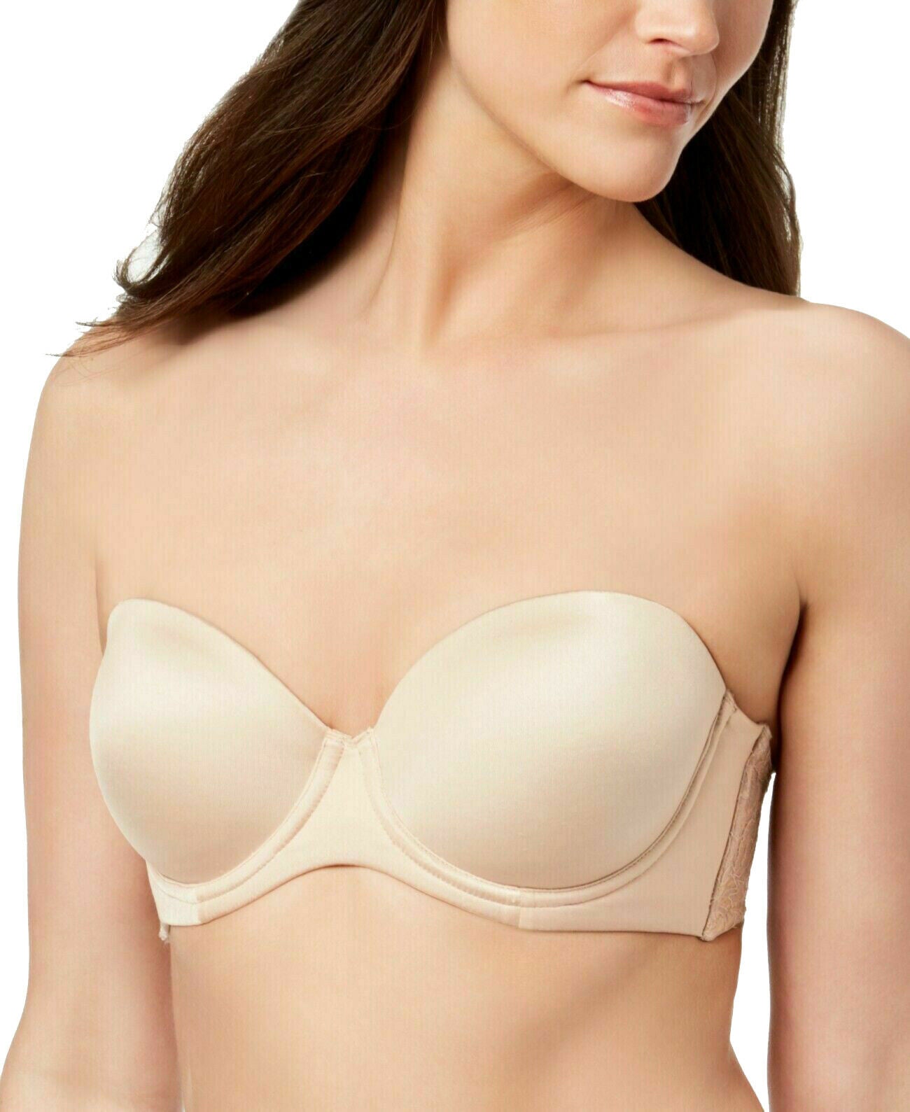 INC International Concepts Multi-way Strapless Bra Color Frappe Size 44C