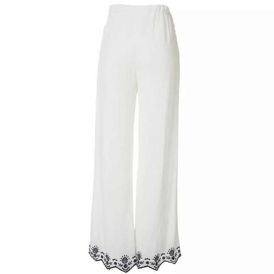 Wearabouts/Dotti Women's Embroidered Trim Pants Size M