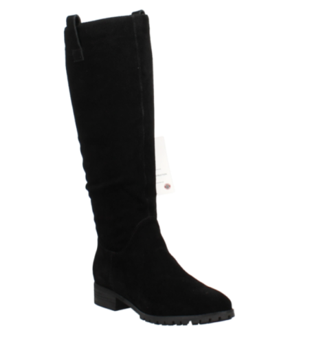 Aqua College Women's Paige Waterproof Boots Color Black Suede Size 8.5M