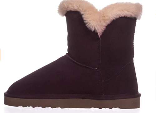 Style & Co Womens Tiny 2 Leather Closed Toe Mid-Calf Cold  Color Chocolate Size 9M