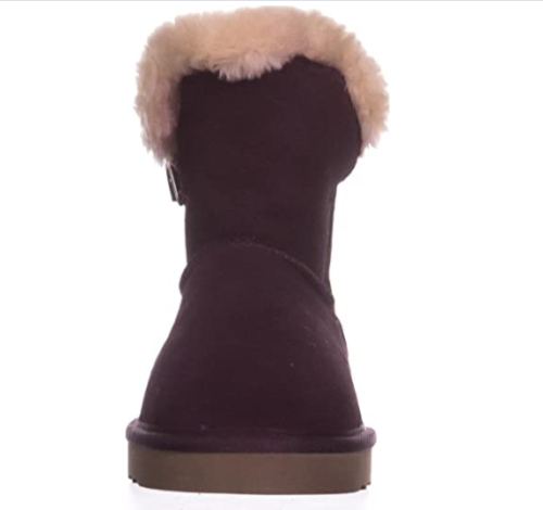 Style & Co Womens Tiny 2 Leather Closed Toe Mid-Calf Cold  Color Chocolate Size 9M