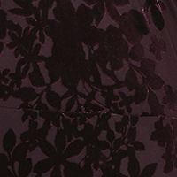Tommy Hilfiger Quilted Velvet Midi Dress Color Aubergine Size 14