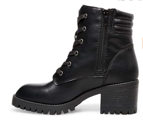 Madden Girl Women's Hush Combat Boot  Size 8M