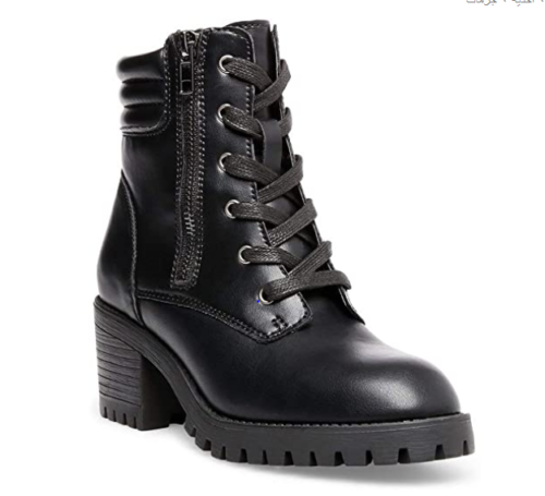 Madden Girl Women's Hush Combat Boot  Size 8M