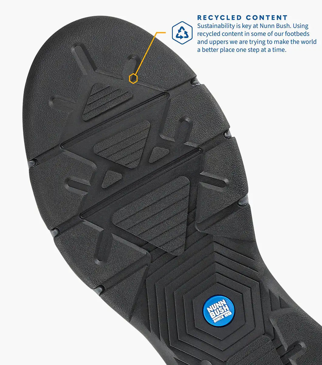 Nunn Bush Men's Excavate Moc Toe Chelsea Boots  Black Size 11.5