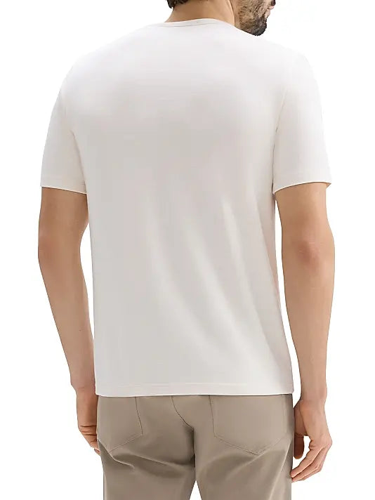 Theory Men's Essential Anemone Tee  Eggshell Size S