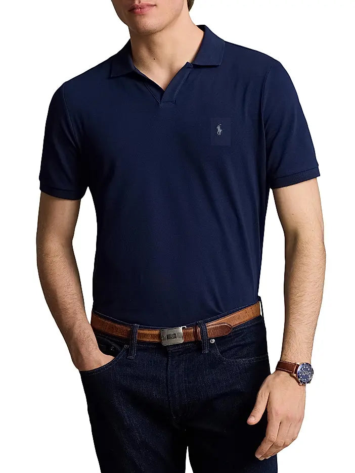 Polo Ralph Lauren Men's Classic-Fit Johnny Collar Soft Cotton Polo Shirt  Refined Navy Size M