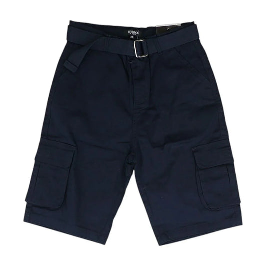 Blu Rock Men's Flex Stretch Cargo Shorts  Navy Size 34