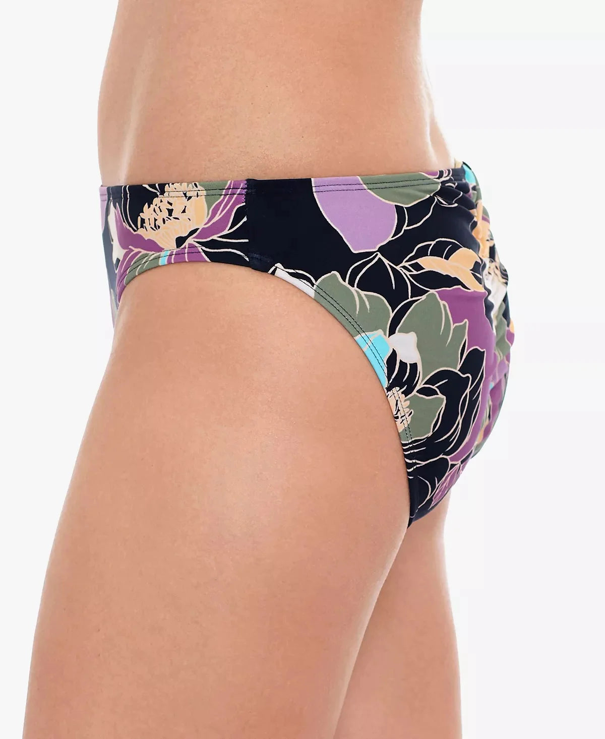 Salt Cove Juniors Midnight Bloom Hipster Bikini Bottoms  Color Black Multi Size M