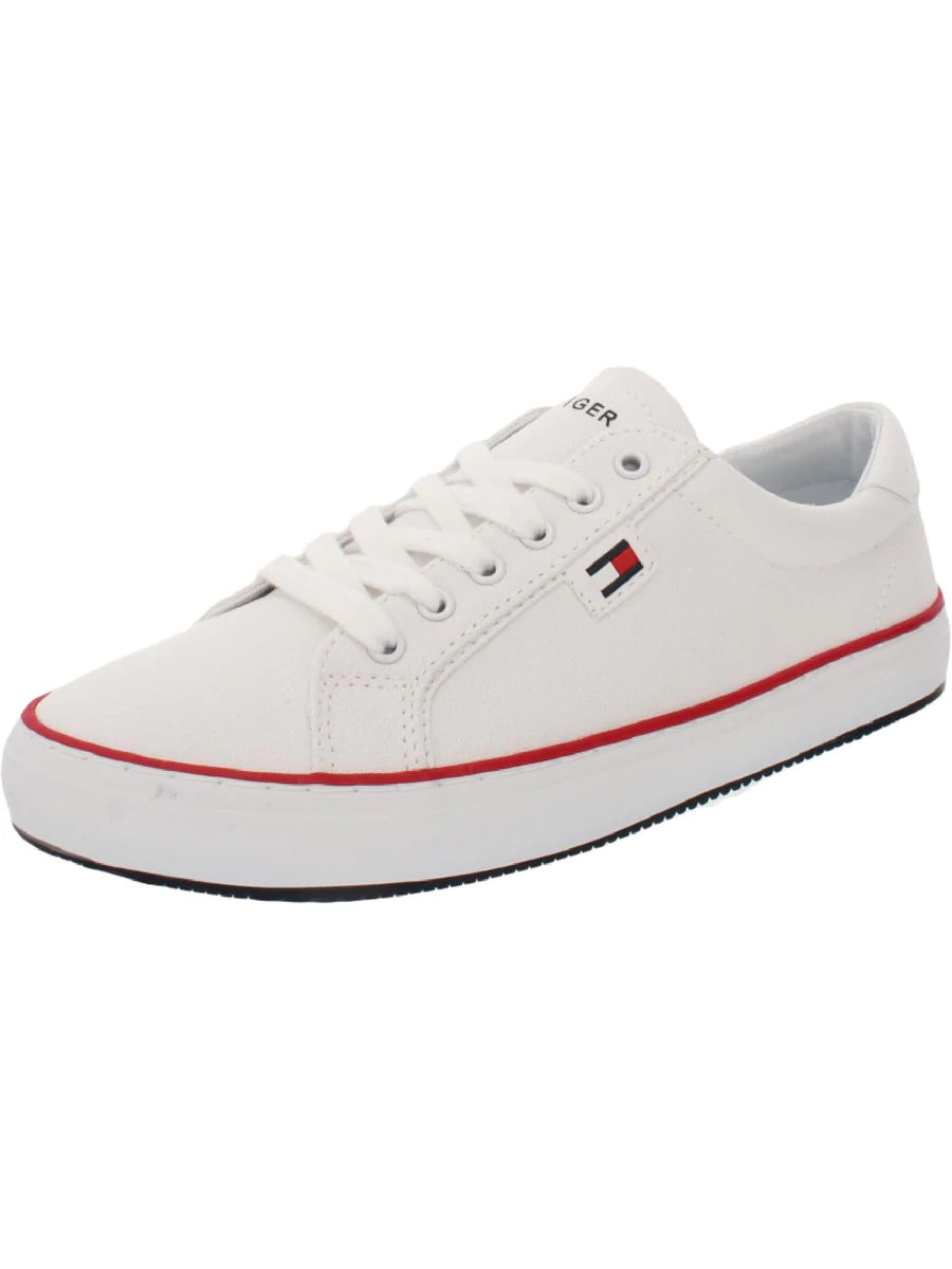 Tommy Hilfiger Women's Palmi Lace Up Low Top Sneakers  Color White Size 9.5M