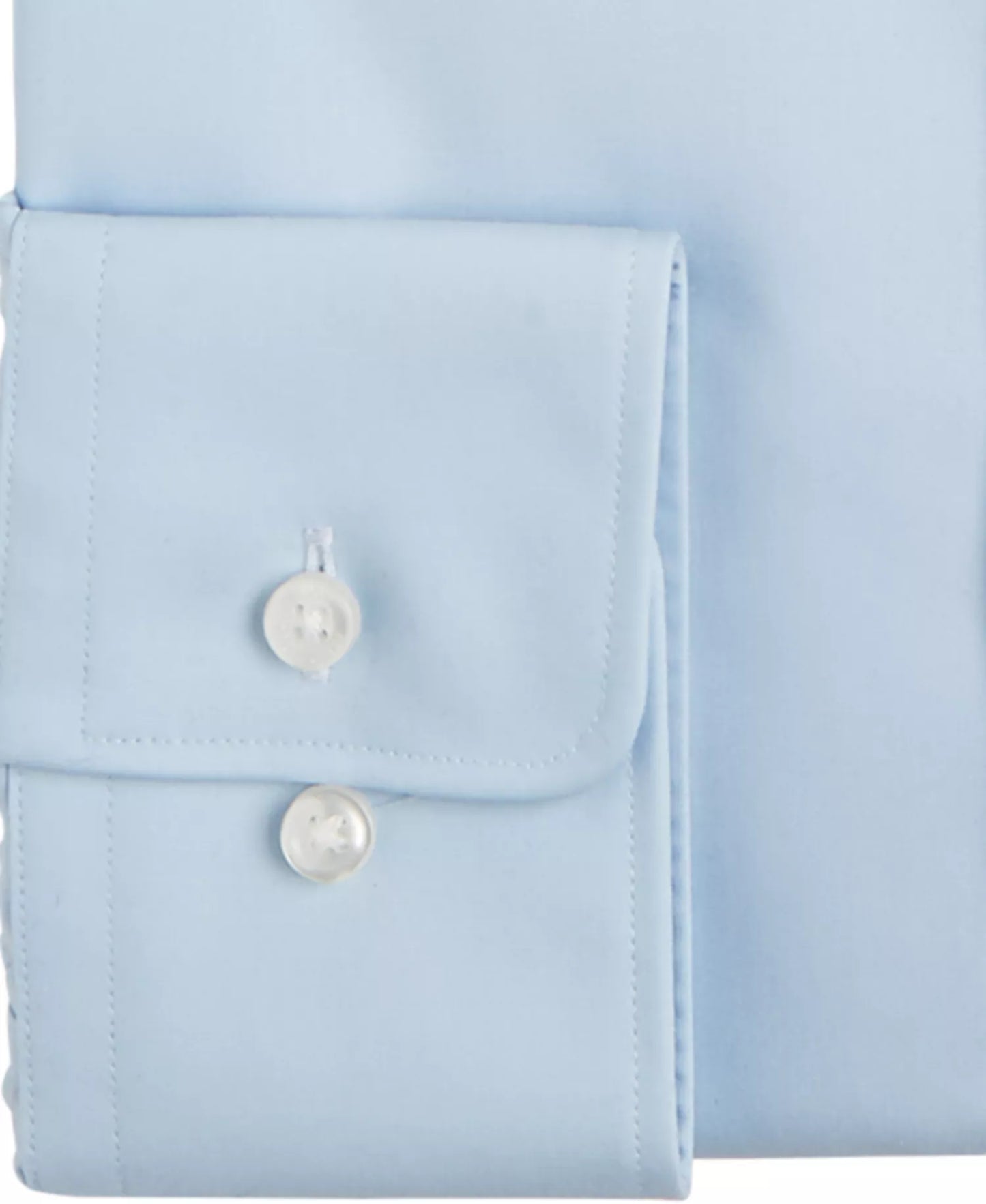 Hugo Boss Men's Slim-Fit Solid Cotton Dress Shirt  Light Blue 15.5 32/33