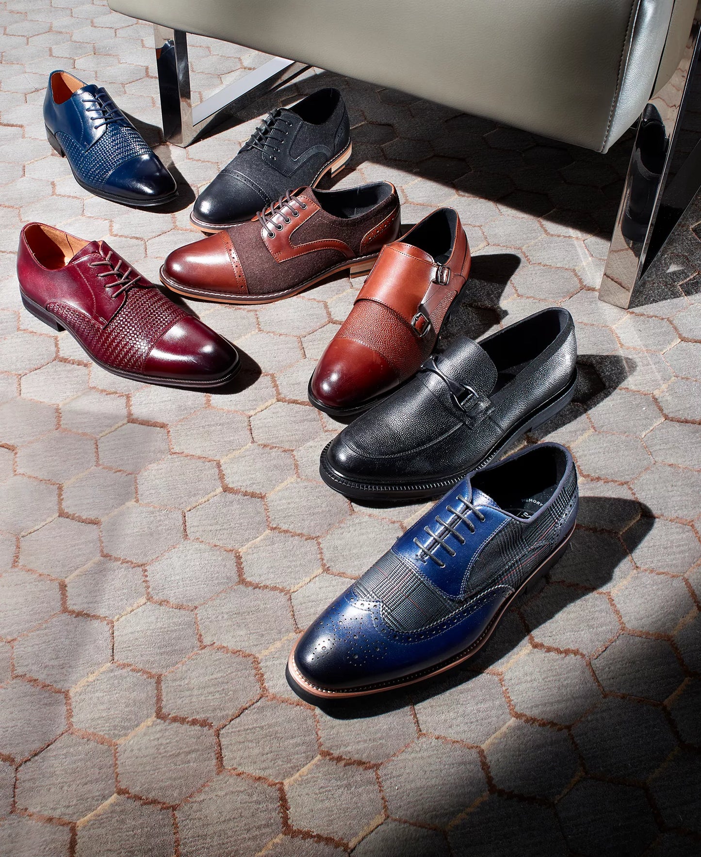 Florsheim Men's Calipa Cap-Toe Oxfords  Scotch Size 10.5