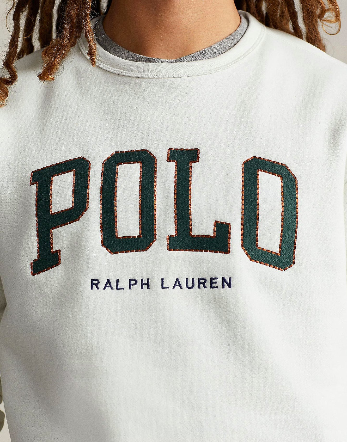 Polo Ralph Lauren Men's The RL Fleece Logo Sweater  Color Nevis Size L