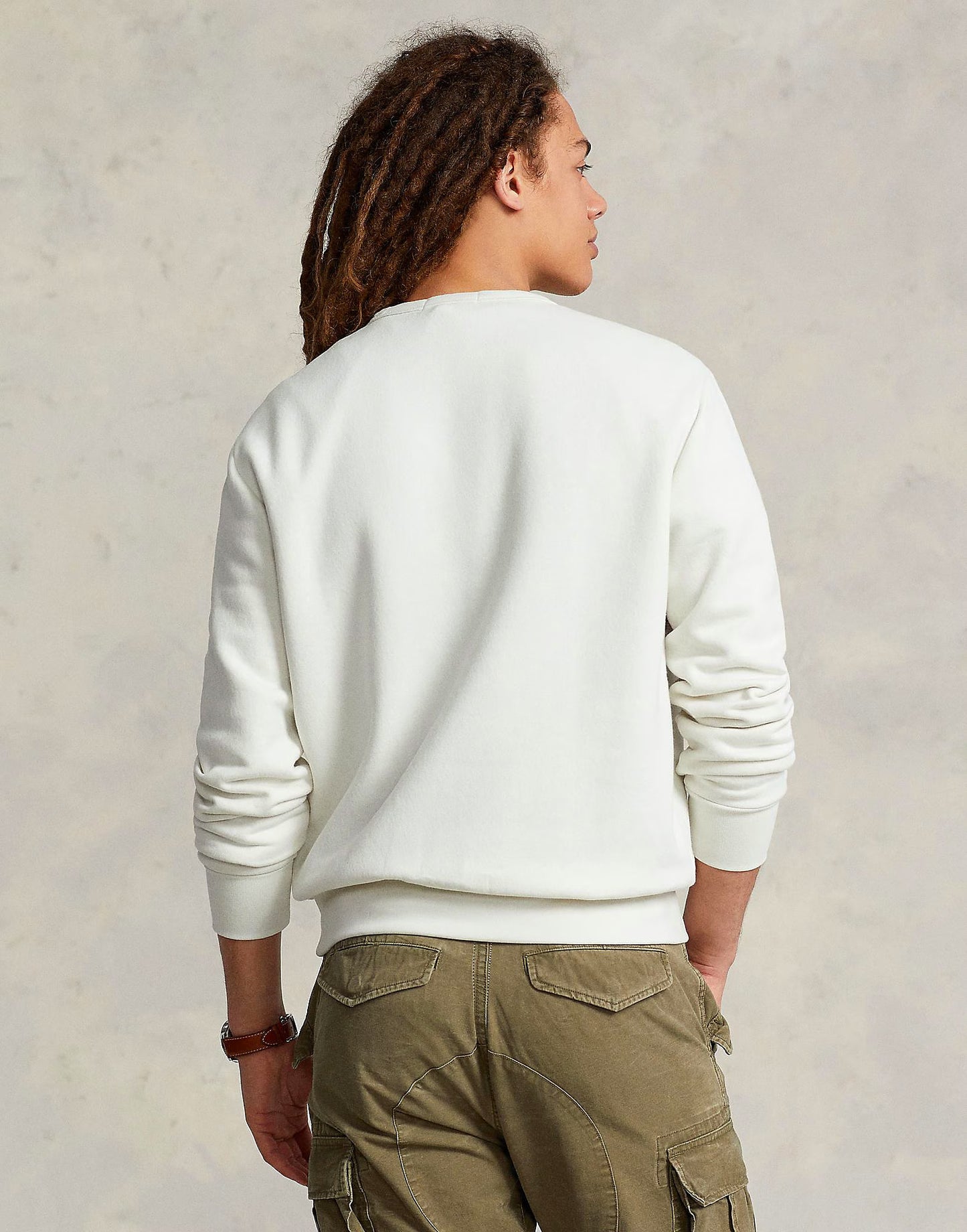 Polo Ralph Lauren Men's The RL Fleece Logo Sweater  Color Nevis Size L