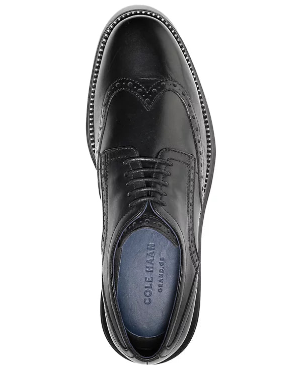 Cole Haan Men's Original Grand Shortwing Oxfords  Black Size 10W