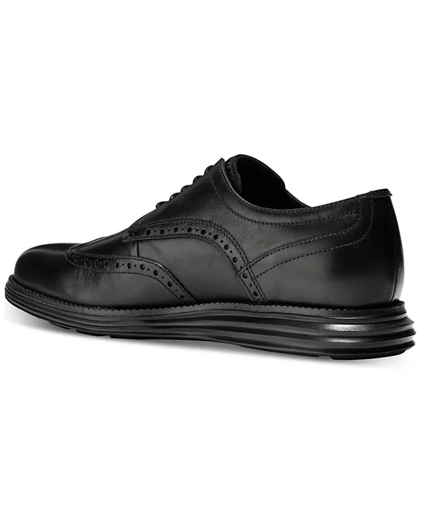 Cole Haan Men's Original Grand Shortwing Oxfords  Black Size 10W