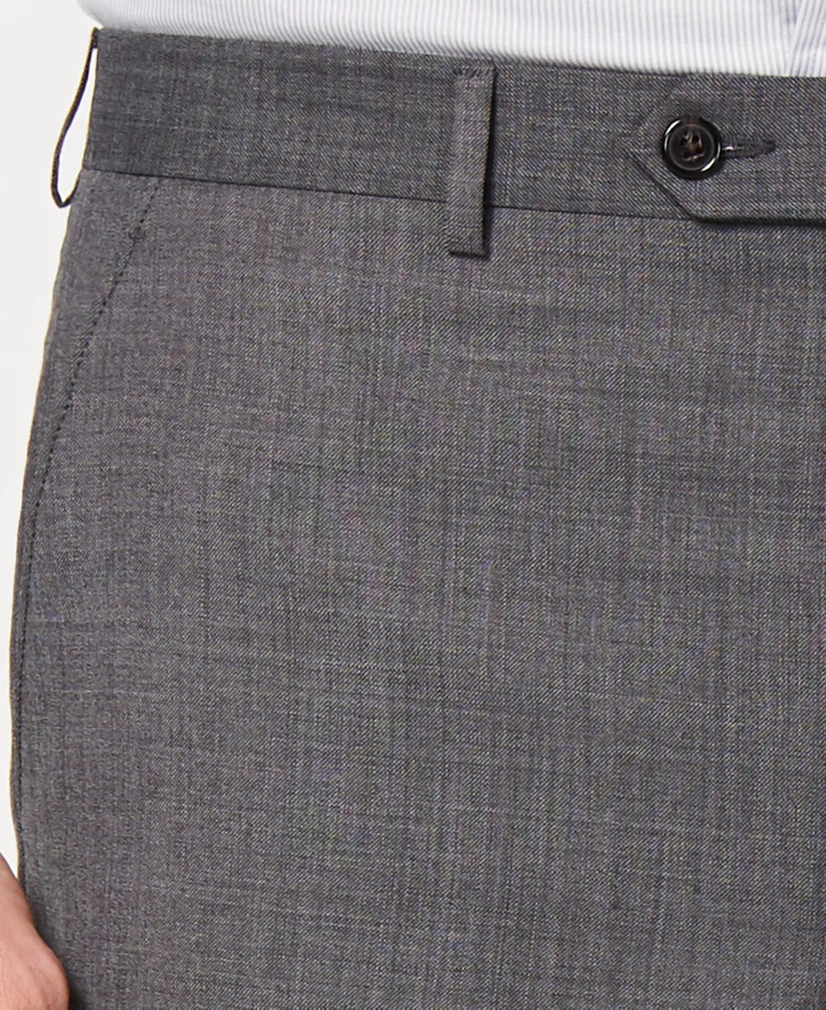 Lauren Ralph Lauren Men's Wool-Blend Classic-Fit UltraFlex Suit Pants  Gray 38Wx30L