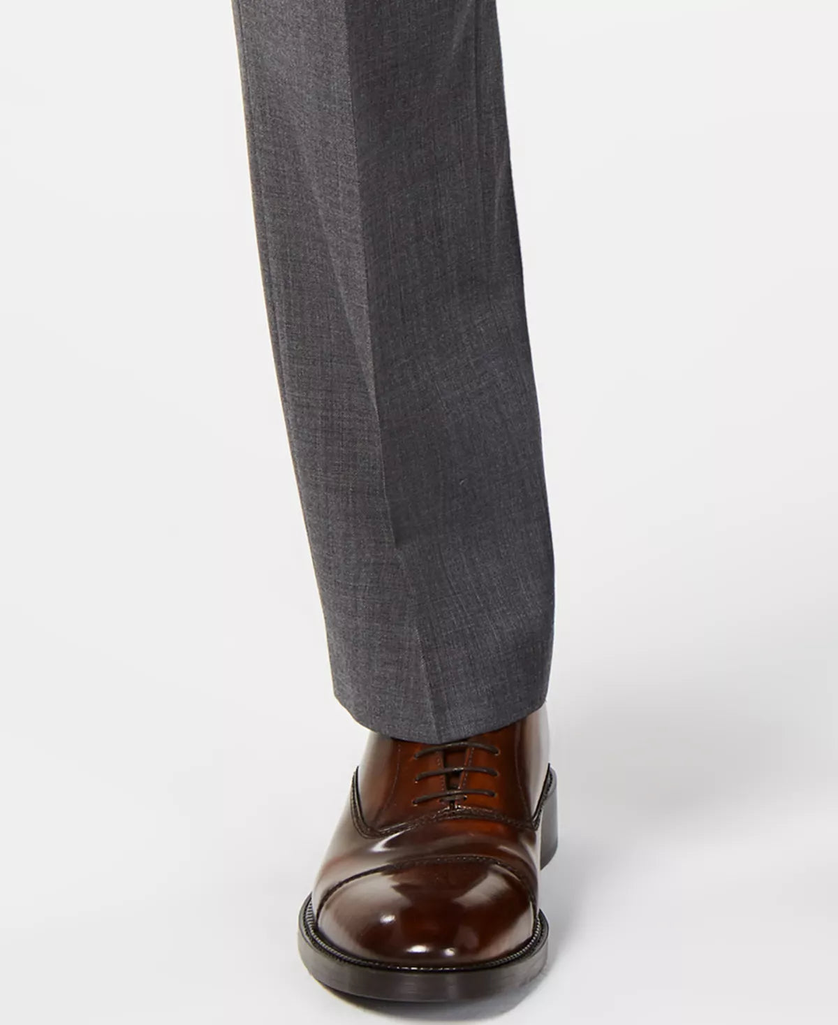 Lauren Ralph Lauren Men's Wool-Blend Classic-Fit UltraFlex Suit Pants  Gray 38Wx30L