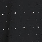 DKNY Starry Ruched Tie-Front Dress  Color Black/Cream Size 12