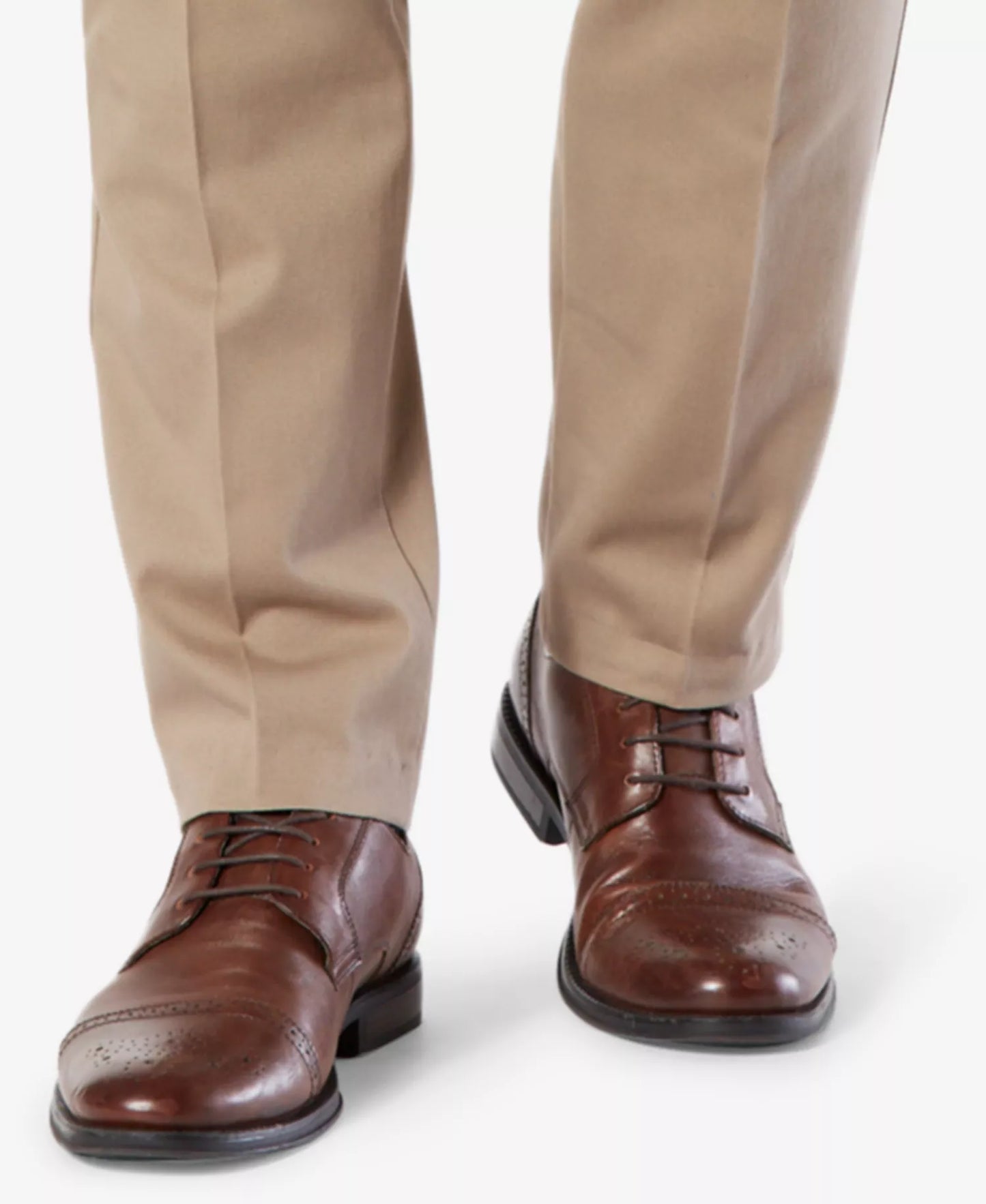 Dockers Men's Easy Slim-Fit Khaki Stretch Pants Timber Wolf W36xL32