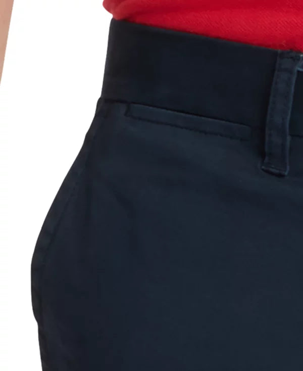 Tommy Hilfiger Men's TH Flex Straight-Fit Stretch Chino Pants  Navy Blaze W36xL30